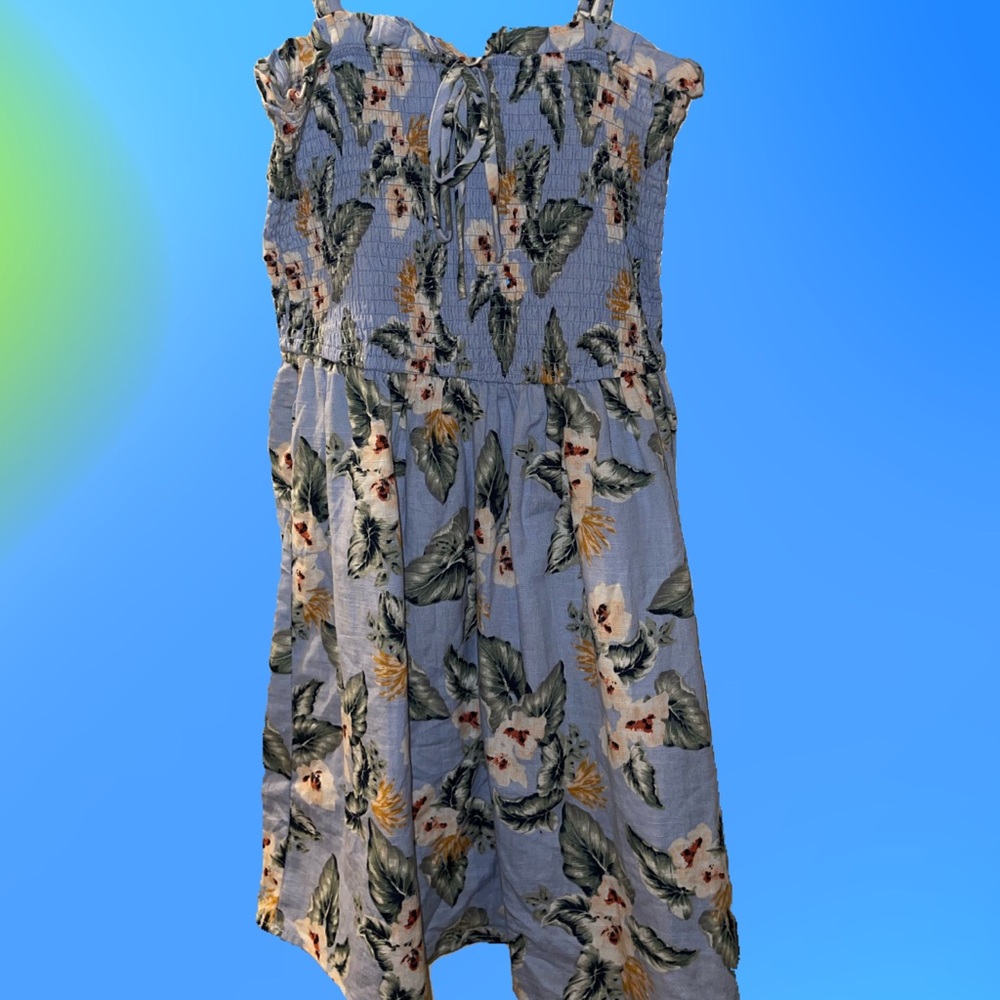 Flower spaghetti strap dress